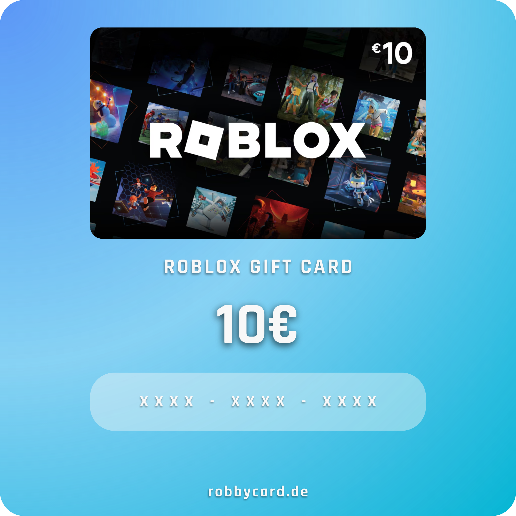 10 Euro Roblox Gift Card kostenlos verdienen - Robbycard.de